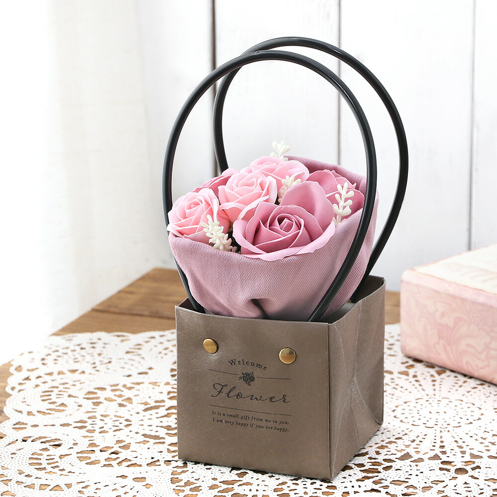 上品な ギフト フレグランスフラワー ミニブーケ シャルム モーブピンク １個 Whitesforracialequity Org