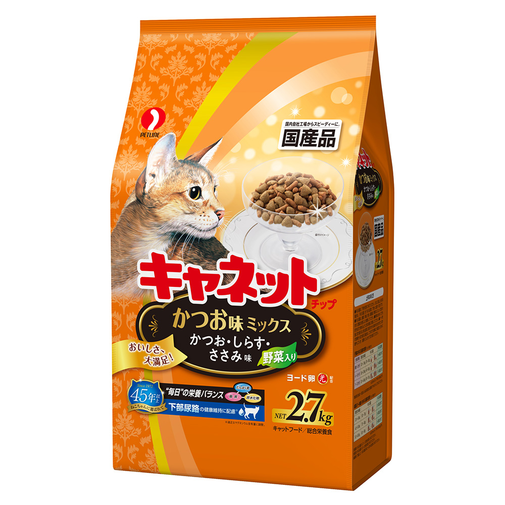 楽天市場】キャットフード ペットライン キャネットチップ お肉