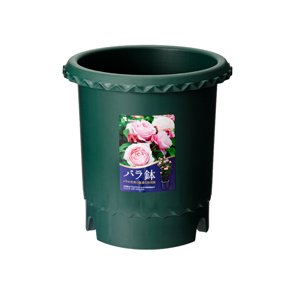 楽天市場】スリット鉢 アップルウェアー バラ鉢 8号 グリーン