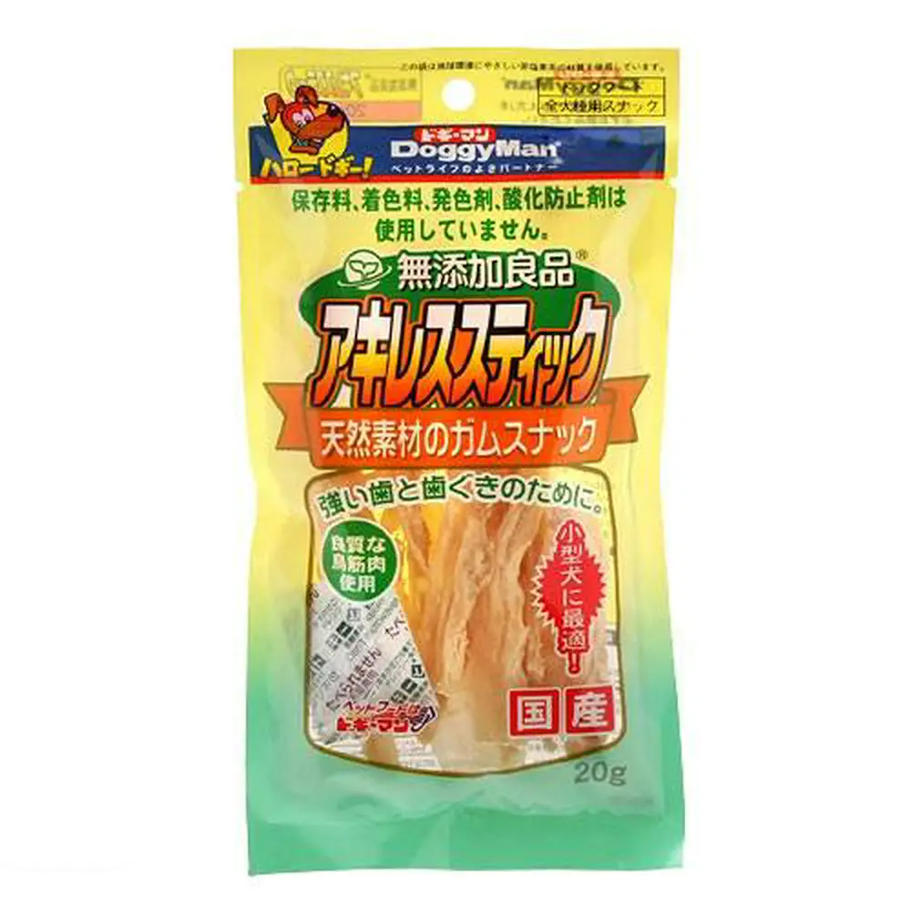 楽天市場】ドギーマン 無添加良品 アキレススティック ２０ｇ 犬