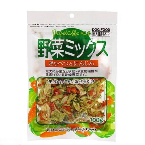 楽天市場 フジサワ 野菜ミックス キャベツとにんじん １００ｇ 犬 おやつ 関東当日便 Charm 楽天市場店