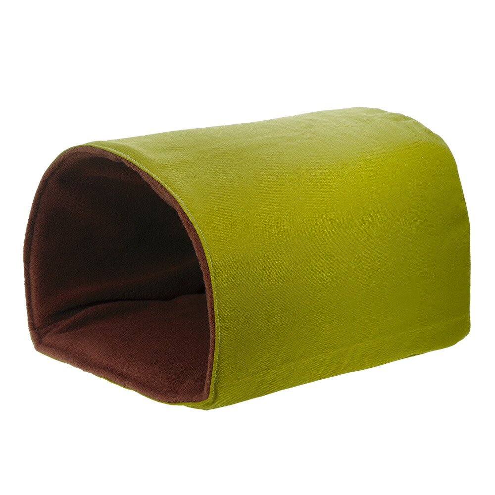 モモンガハウス(おすましハリネズミ柄)ボア茶   冬仕様  1900円 楽天市場】小動物の寝袋−くまさん柄− 【深緑】 S