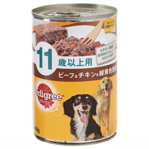 楽天市場 ペディグリー 11歳からのやさしくカラダケア やわらかビーフ チキン 緑黄色野菜 400g 24缶 ペディグリー 超高齢犬用 ドッグフード 関東当日便 Charm 楽天市場店