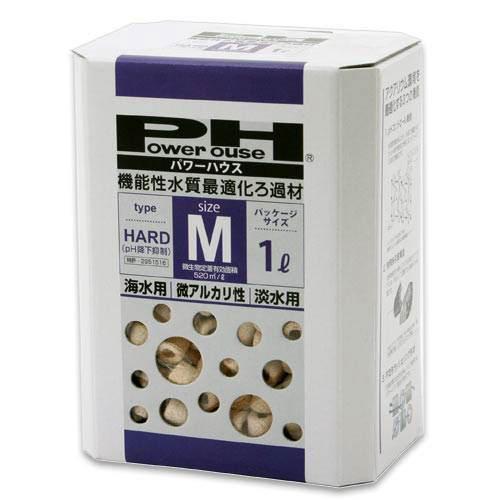 ろ材 パワーハウスM 10ℓ 楽天市場】パワーハウス ハードタイプ Mサイズ 淡水・海水両用 1