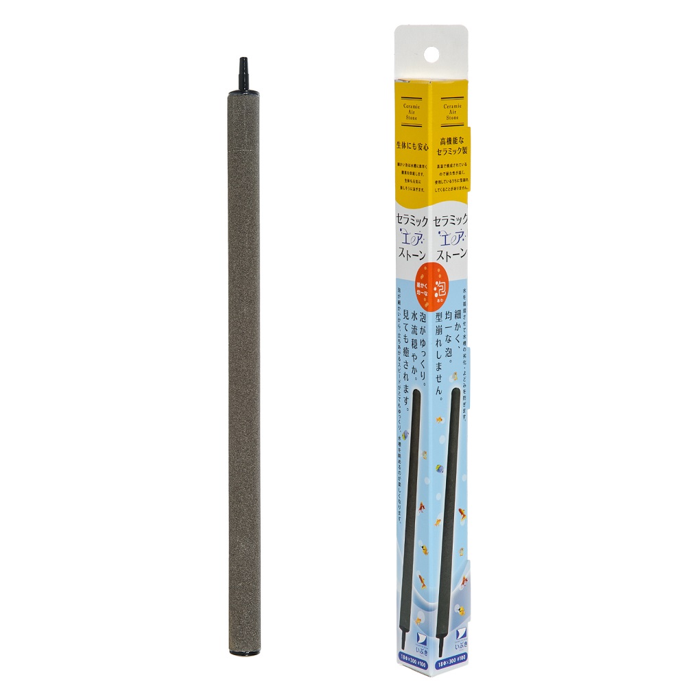 楽天市場】いぶき セラミック製エアストーン 23Φ×350/#150 [水槽用