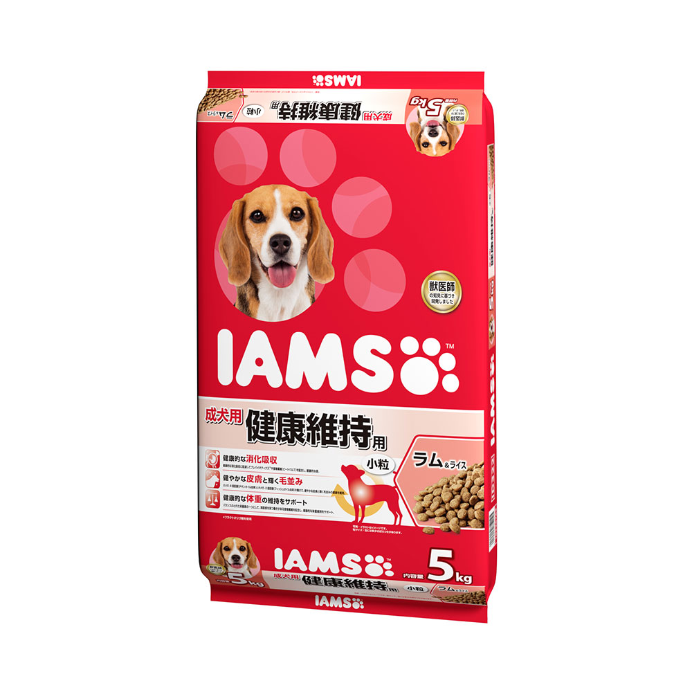 ドッグフード　アイムス　成犬用　健康維持用　ラム＆ライス　５ｋｇ　正規品　ＩＡＭＳ　お一人様４点限り　関東当日便