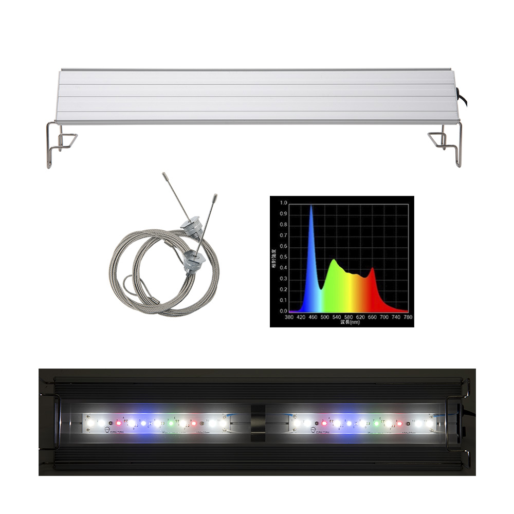 アクロ　ＴＲＩＡＮＧＬＥ　ＬＥＤ　ＧＲＯＷ　４５０　２０００ｌｍ　４５ｃｍ水槽照明　水草育成　熱帯魚　アクアリウム　ライト　関東当日便