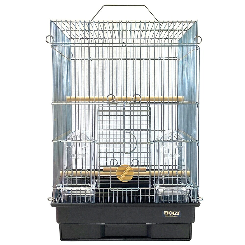 鳥かご　ＨＯＥＩ　３５手のりＧ　ブラック　（３７×４１．５×５４．５ｃｍ）　セキセイ　小型インコ　フィンチ　関東当日便