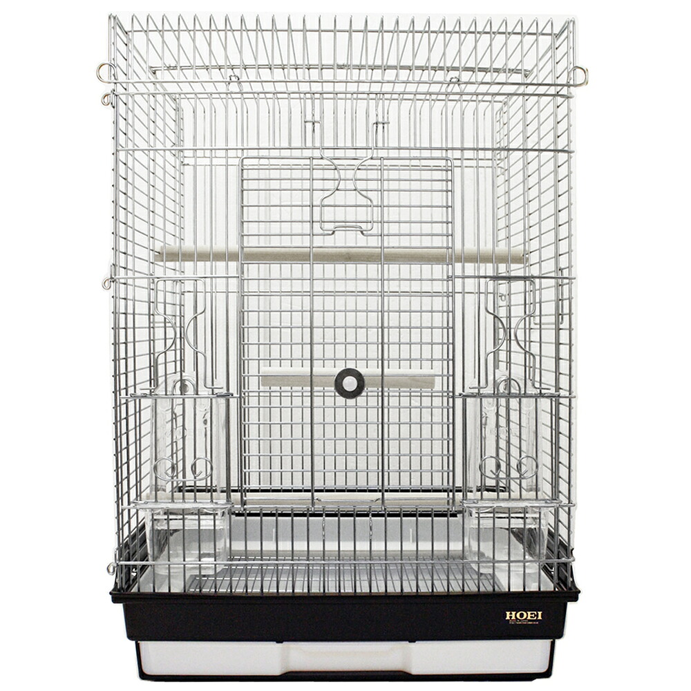 鳥かご　ＨＯＥＩ　４６５パラキート　ブラック　（４６．５&times;４６．５&times;６５ｃｍ）　インコ　小型インコ　中型インコ　オウム　関東当日便｜charm 3980 店