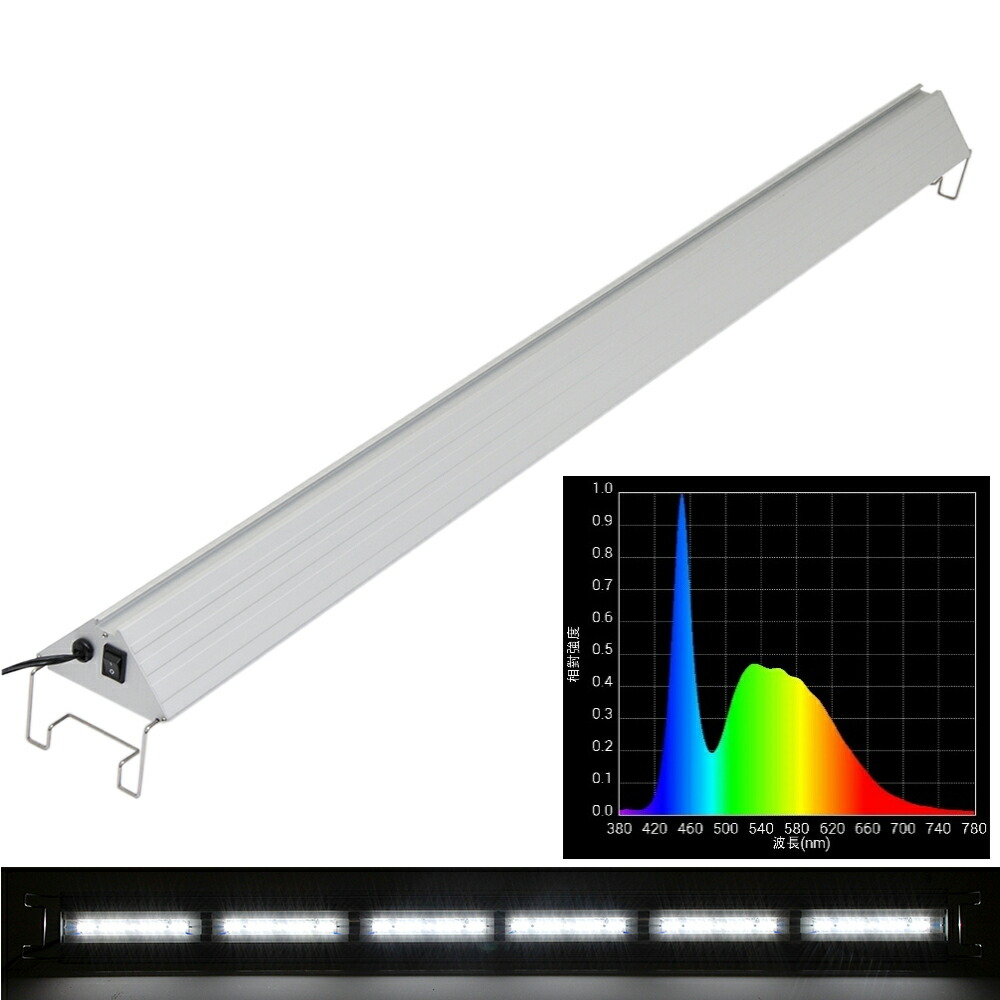 アクロ　ＴＲＩＡＮＧＬＥ　ＬＥＤ　ＢＲＩＧＨＴ　１２００　８４００ｌｍ　Ａｑｕｌｌｏ　１２０ｃｍ水槽　アクアリウム　ライト　照明　関東当日便｜charm 3980 店 13,881円