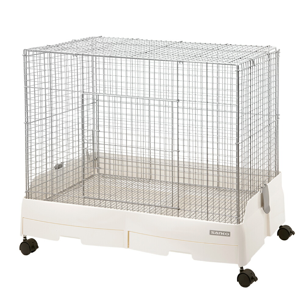 楽天市場】うさぎケージ 三晃商会 イージーホーム・エボ80 WH