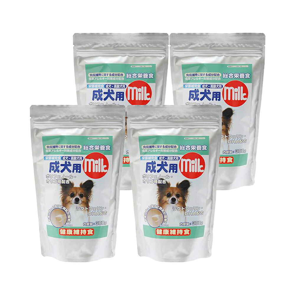 ニチドウ 成犬用 ミルク 300g×4個 関東当日便