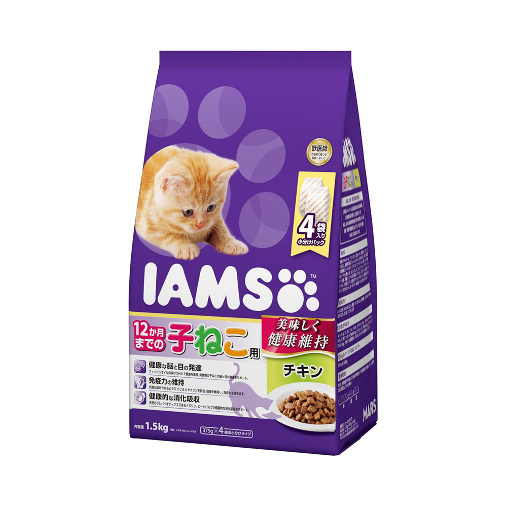 キャットフード　アイムス　１２か月までの子ねこ用　チキン　１．５ｋｇ×６袋　関東当日便