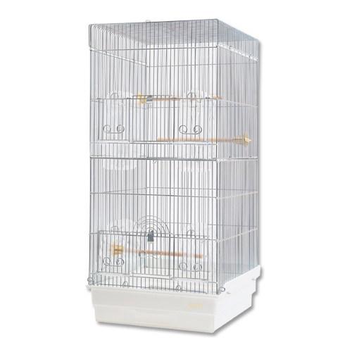 鳥かご　ＨＯＥＩ　３５ロング　ホワイト　（３７×４１．５×７６ｃｍ）　オカメ　中型インコ　オウム　関東当日便