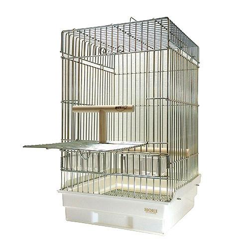 鳥かご　ＨＯＥＩ　３５オウム　ホワイト　（３７×４１．５×６０ｃｍ）　ヨウム　大型インコ　オウム　関東当日便