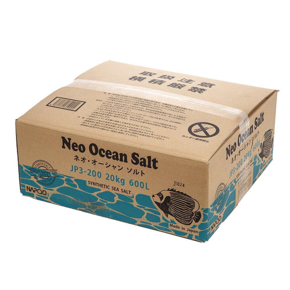 人工海水　ナプコ　ネオ　オーシャンソルト　６００Ｌ（２００Ｌ×３袋）　カートン　箱入り　関東当日便
