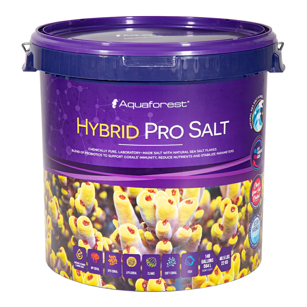 人工海水　アクアフォレスト　Ｈｉｂｒｉｄ　Ｐｒｏ　Ｓａｌｔ　６６０リットル用　２２ｋｇ　関東当日便