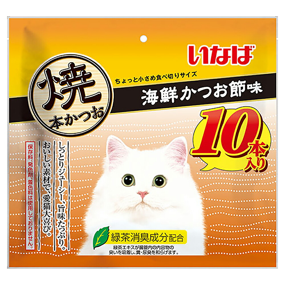 いなば　焼本かつお　海鮮かつお節味　１０本入り×１２　関東当日便