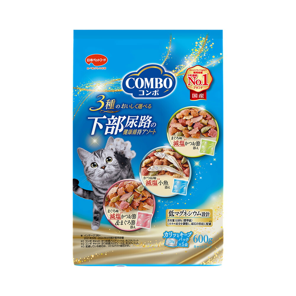 キャットフード　コンボ　キャット　下部尿路の健康維持アソート　６００ｇ×１２　関東当日便