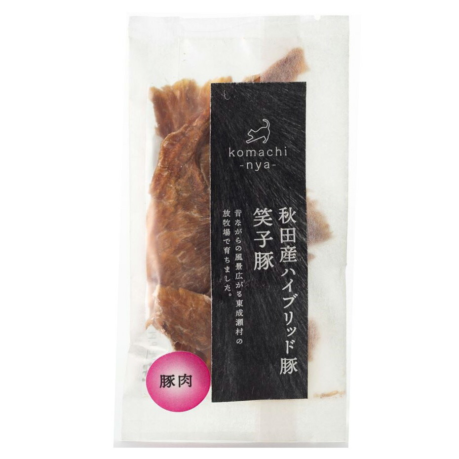 ｋｏｍａｃｈｉ&minus;ｎｙａ&minus;　猫用ジャーキープレミアム　ハイブリッド豚肉 笑子豚（エコブー）　１０ｇ　関東当日便｜charm 3980 店