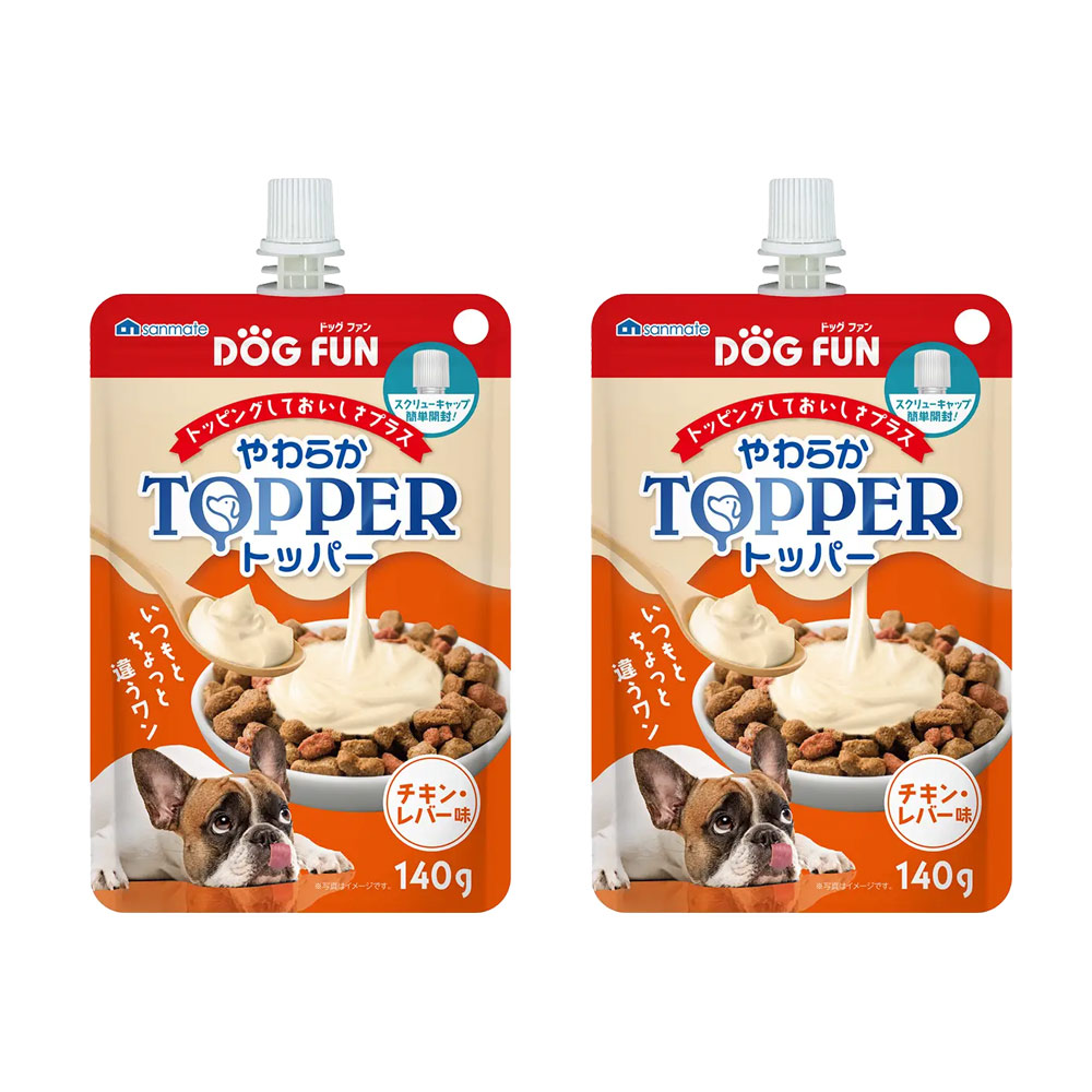 楽天市場】やわらかトッパー 犬 チキン味 チキン・レバー味 各140g×1