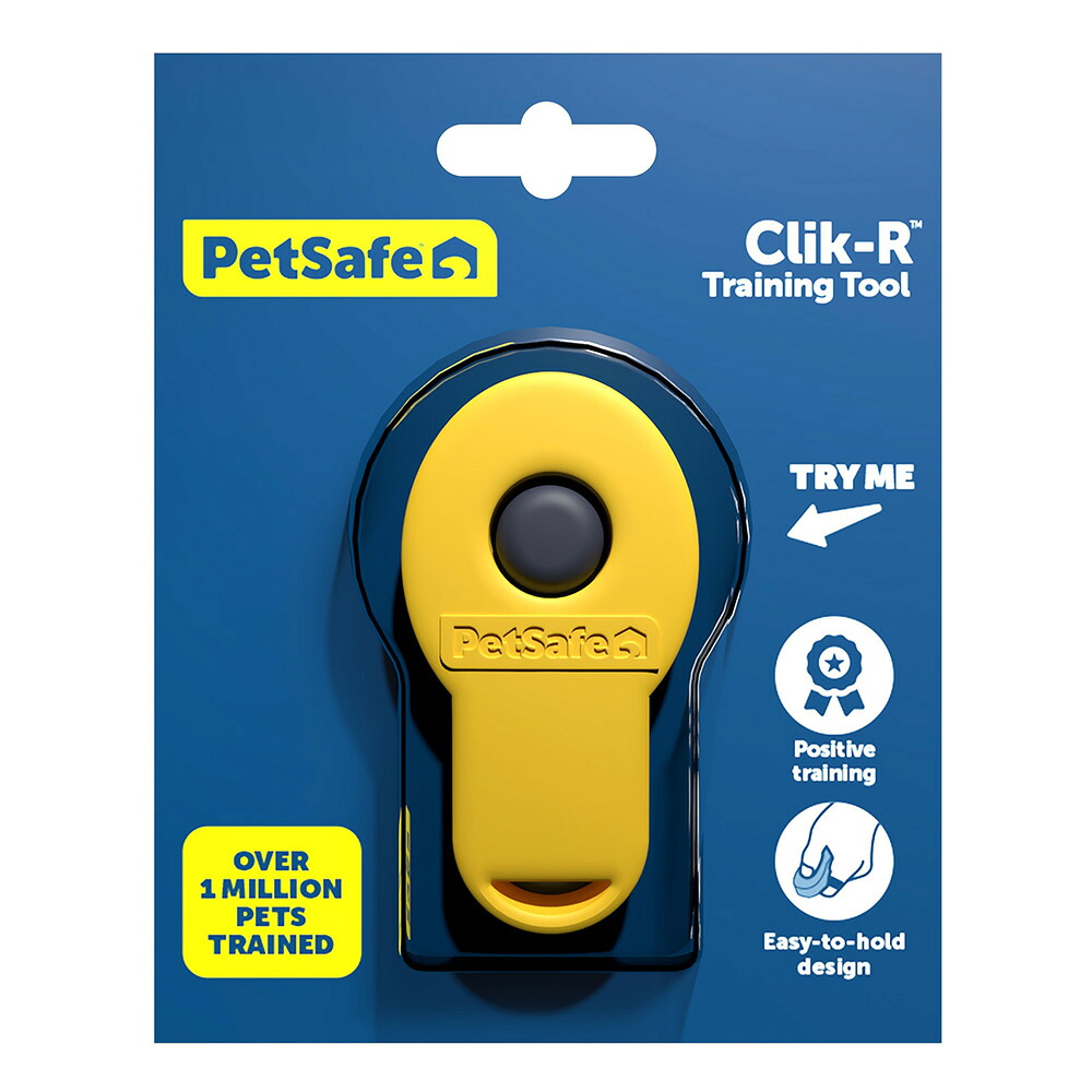 犬 おもちゃ クリッカー Clik R クリックR イエロー トレーニング しつけ 関東当日便|charm 3980 店