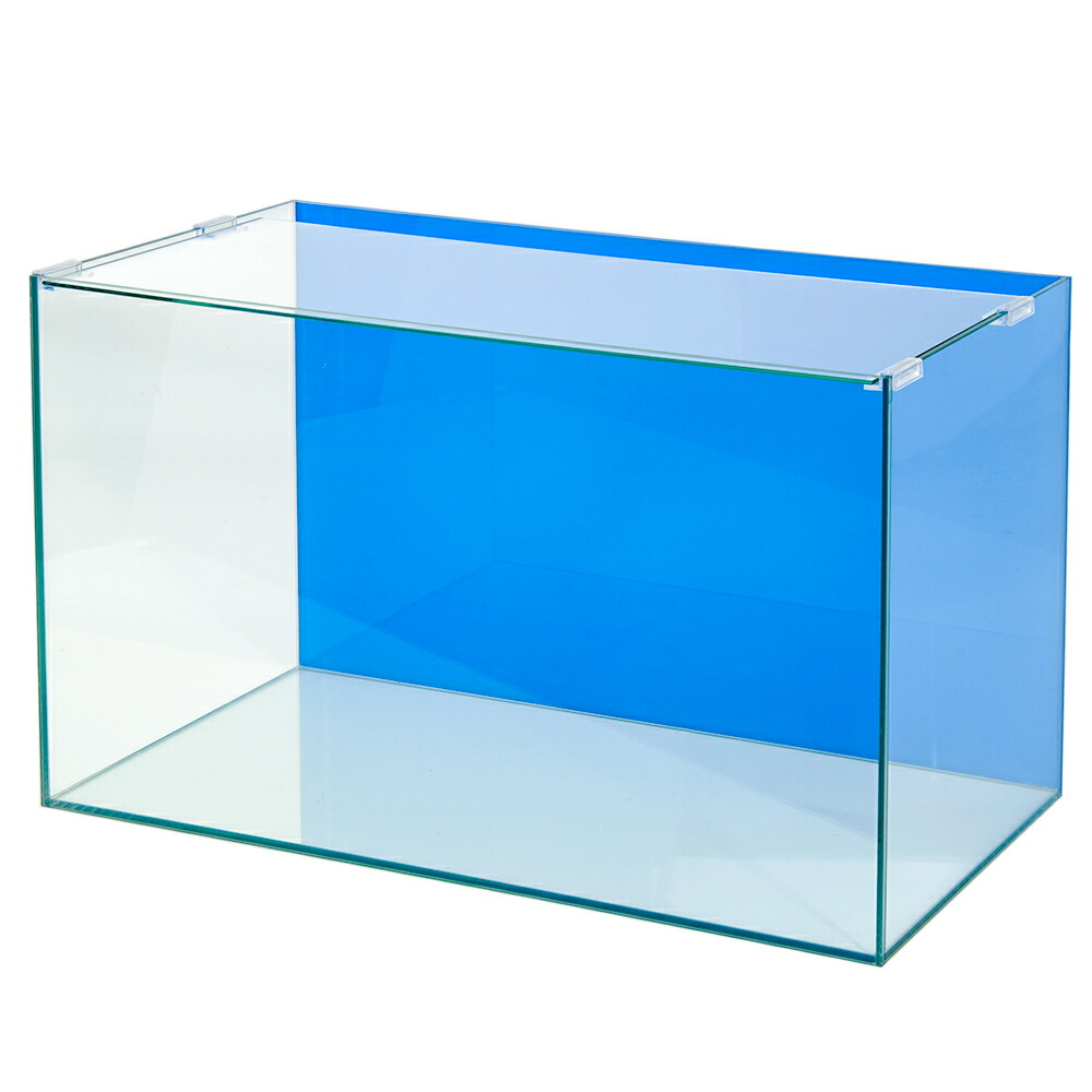 バックスクリーン貼付済　アクアブルー　オールガラス６０ｃｍ水槽　アクロ６０Ｎ（６０×３０×３６ｃｍ）　お一人様１点限り　関東当日便