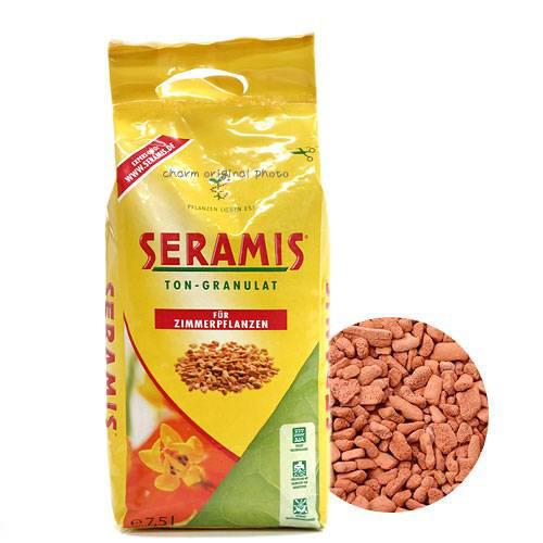 ＳＥＲＡＭＩＳ　セラミス・グラニュー（室内容器栽培用土）　７．５Ｌ（約３ｋｇ）　室内園芸　室内ガーデニング　観葉植物　関東当日便