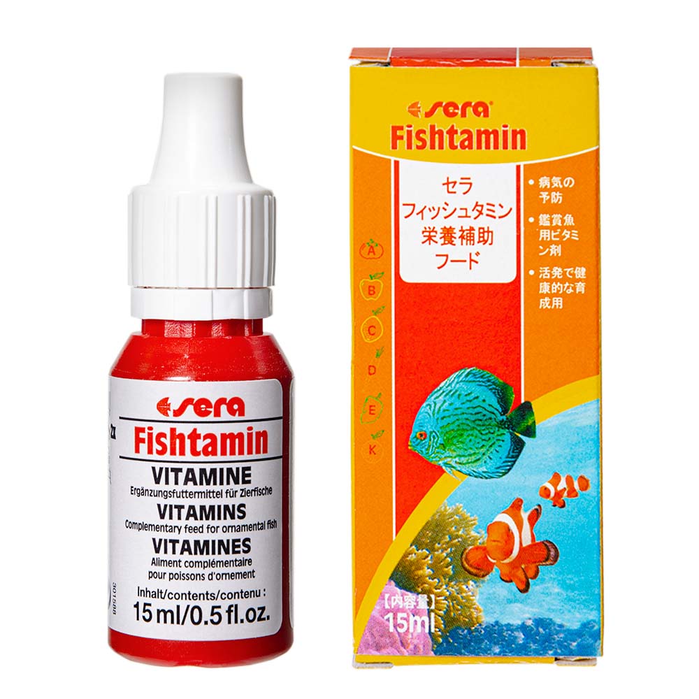 セラ フィッシュタミン 15ml 熱帯魚 淡水・海水用 ビタミン添加 関東当日便|charm 3980 店
