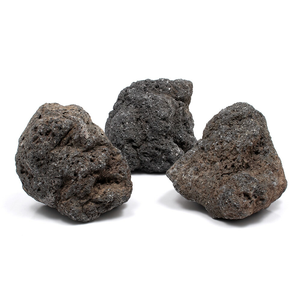 形状お任せ　剛溶岩石　Ｍサイズ（約１３～１８ｃｍ）　３個　アクアリウム　レイアウト素材　溶岩石　関東当日便