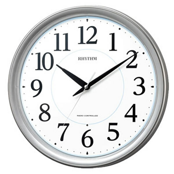 【楽天市場】【正規品】リズム RHYTHM 時計 クロック 8MY567SR19 電波掛時計 フィットウェーブ567：CHANGE
