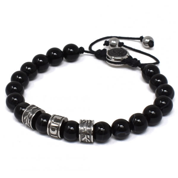 DIESEL ビーズ ステンレス ブレスレット メンズ DX0847040 ディーゼル ブランド ブレスレット メンズ DIESEL ステンレス