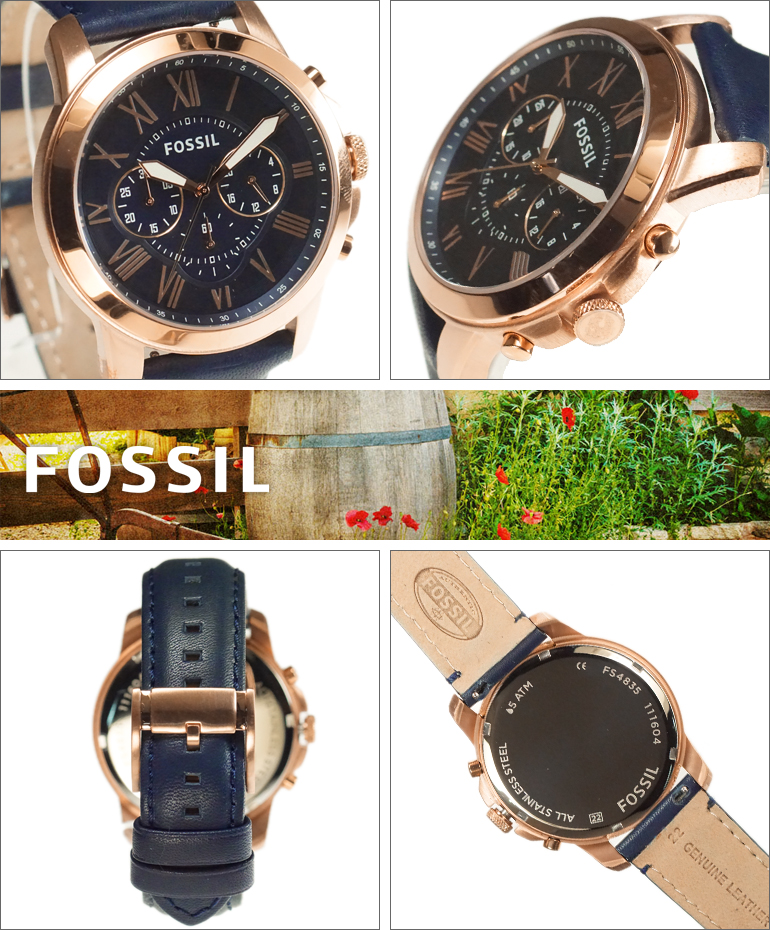 【楽天市場】FOSSIL フォッシル 腕時計 FS4835IE メンズ GRANT グラント：CHANGE