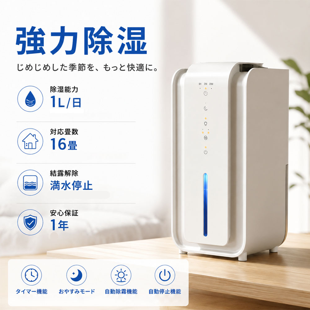 【SALE二分の一商いもの】除湿機 小型 ペルチェ式 除湿器 1.5L大静電容量 豪然たる除湿 御召しものかわき切る 御部屋干し 省エネ 静音 タイマー付き添い人 自動小銃差し止める 自動小銃除霜 湿り気打つ手 凝結打つ手 菌類打つ手 収納家具 脱ぐ所 臥し所 雨季打つ手 パウダーコンパクト PSE公証