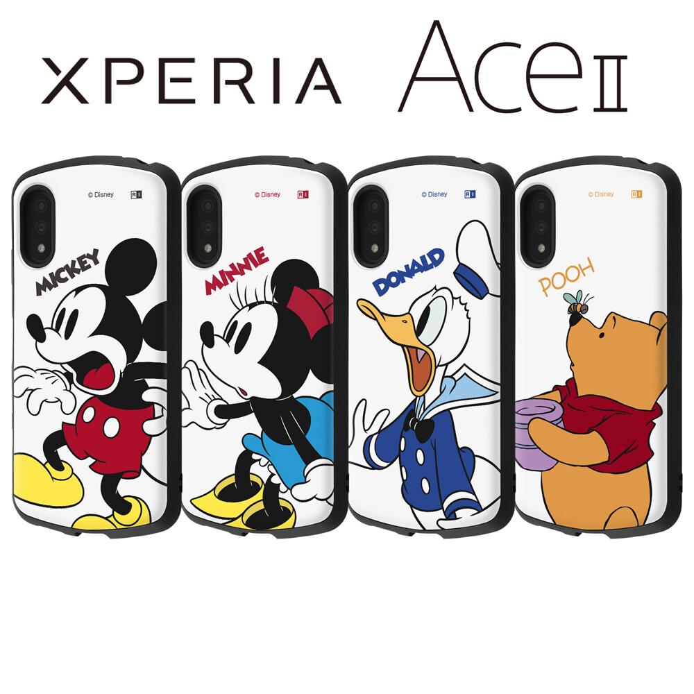 楽天市場 最大400円クーポン Xperia Ace Ii ケース ディズニー キャラクター 耐衝撃ケース Proca ミッキー ミニー ドナルド プーさん Xperia Ace2 So 41b エクスペリア エース マークツー 全キャリア対応 ストラップ Rt Fivestar楽天市場店