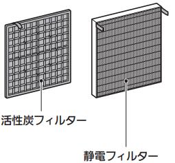 三菱 除湿機用 取り替えっこ用 静電水漉し・活性炭水漉し書き割り MJPR-PHDVFT M485C5832