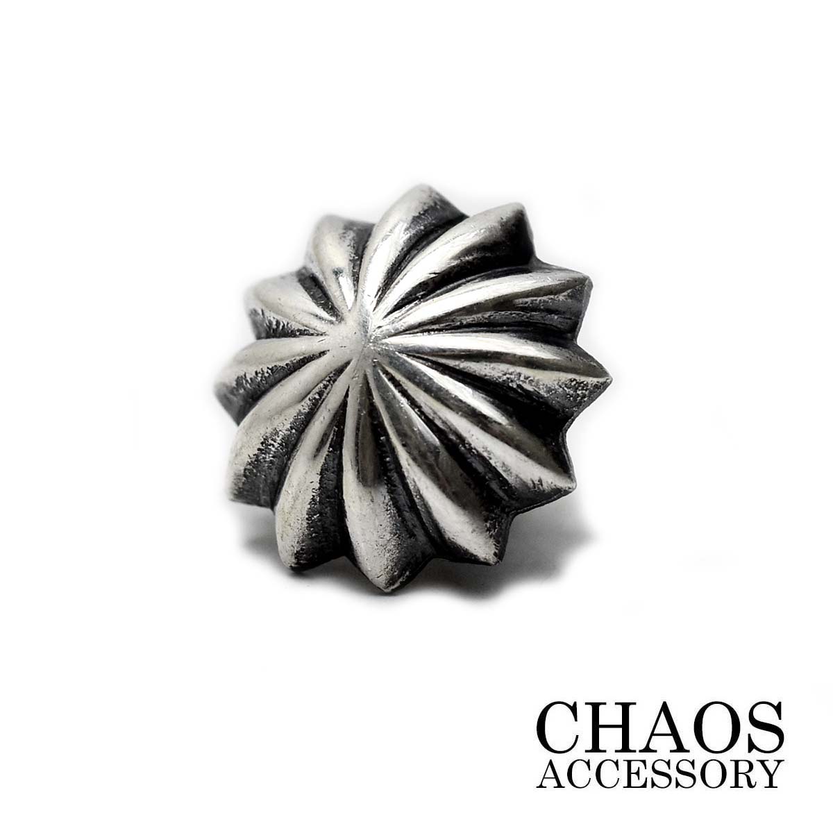 楽天市場】アポロコンチョ 直径11mm 8角 八角 ウニ ねじ式 シルバー925