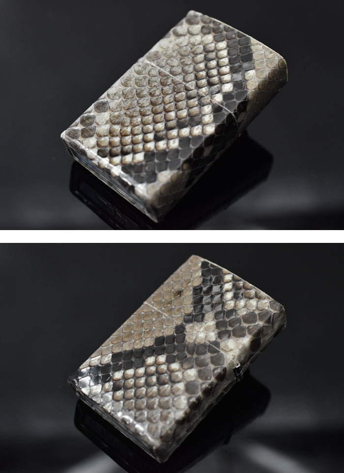 革巻きレザー≪ZIPPOジッポー本蛇革使用ダイヤモンドパイソン本錦蛇革巻きナチュラル≫エキゾチックレザーニシキヘビパイソンジッポジッポー誕生日父の日クリスマスプレゼントギフト【送料無料】【売れ筋】