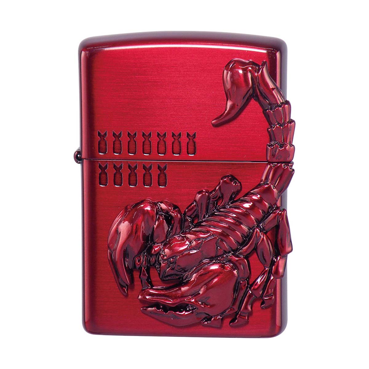 リバーシブルタイプ 新品 ZIPPO ヴェノム スコーピオン 蠍 レッド 赤 