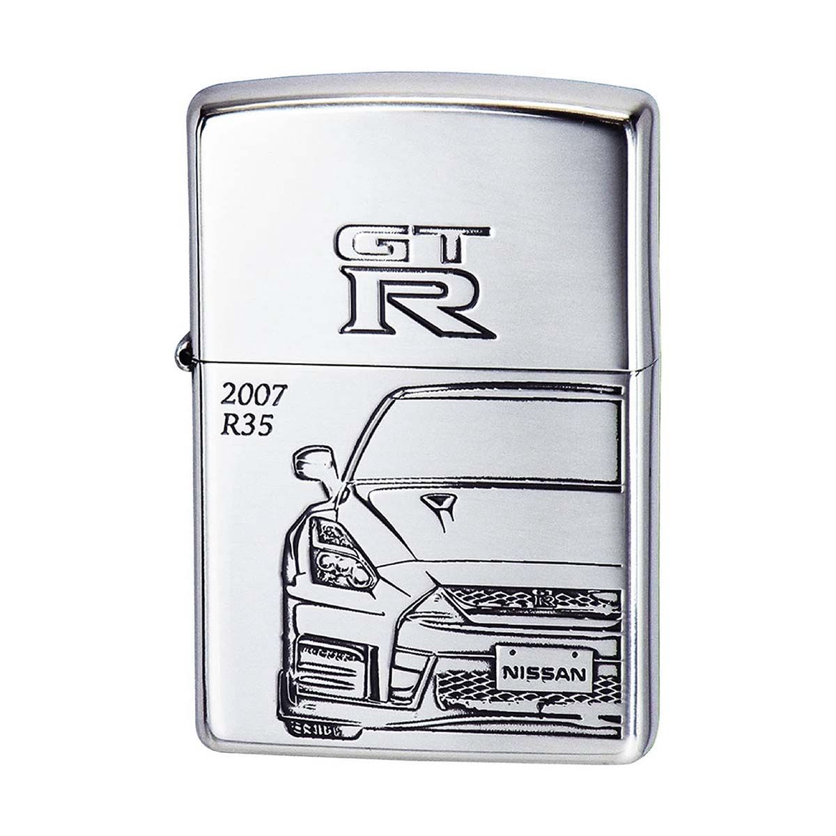 【ZIPPO正規取扱店】【対象商品はインナーケース名入れ無料】ZIPPO オイルライター ジッポー 1969個限定モデル GT-R 〔R35〕 スカイライン R35 シリアルナンバー入り 誕生日 プレゼント スポーツカー｜CHAOS Accessory