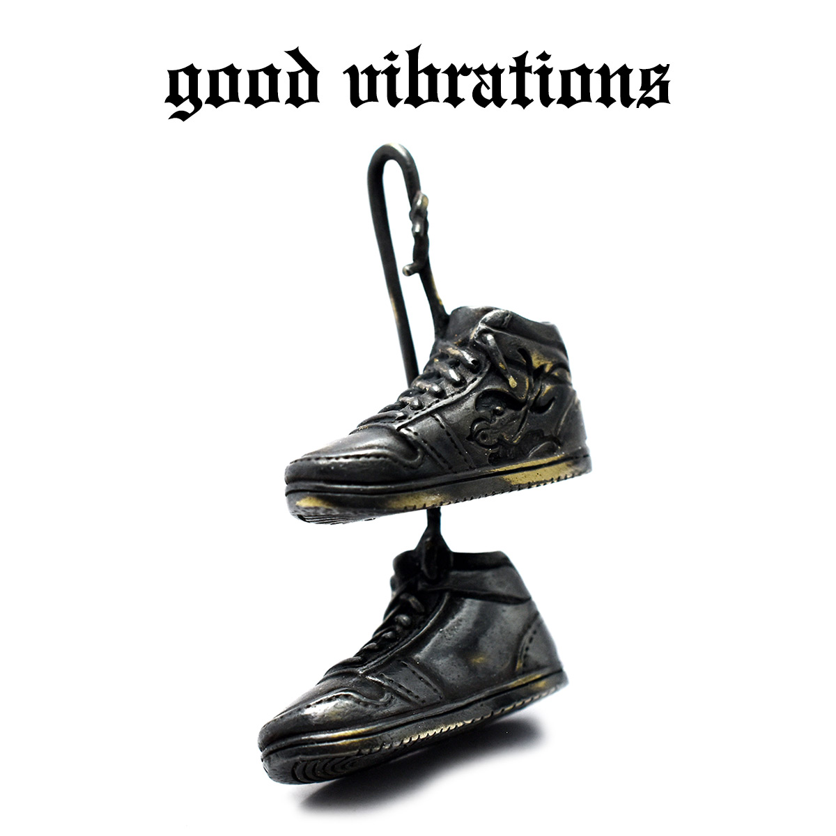 【good vibrations 正規取扱店】【限定】 真鍮 アクセサリー スニーカー シューフィティ シュートッシング モチーフ スワロー チャーム ペンダントトップ ブラス古美 ネックレス かっこいい グッドバイブレーションズ