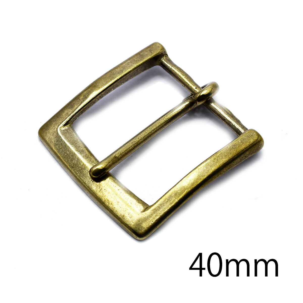 楽天市場】【ベルト幅40mm対応】日本製 レザーベルト用 ブラスバックル