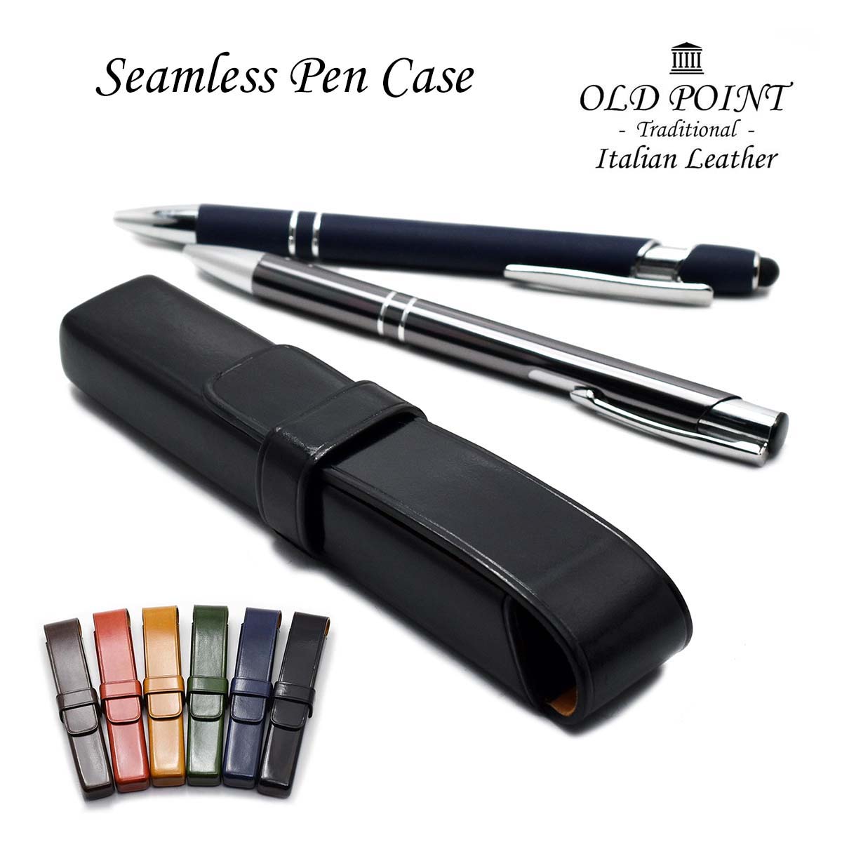 楽天市場】【コードバン ペンケース】ペン ホルダー 革製/馬革/手縫い