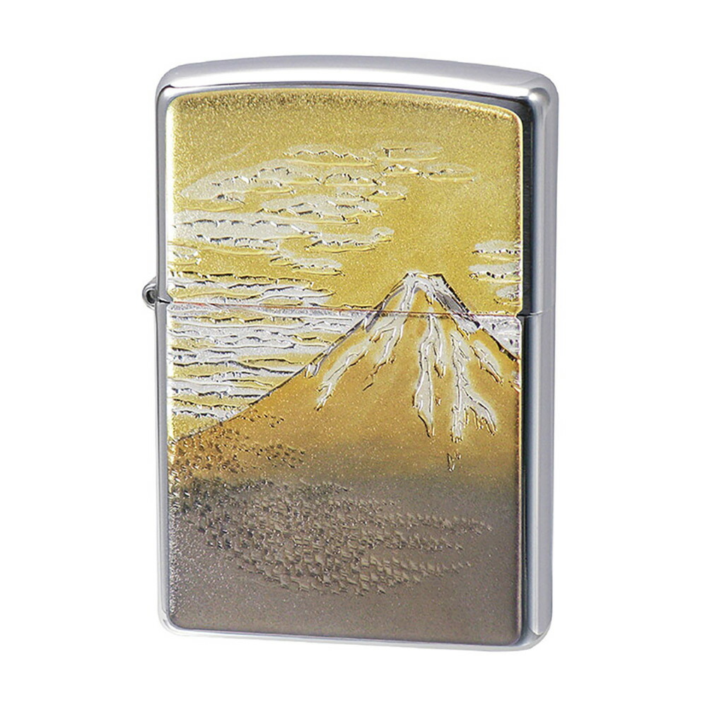 楽天市場】ZIPPO 和柄 電鋳板プレート貼り 桜富士 デンチュウ
