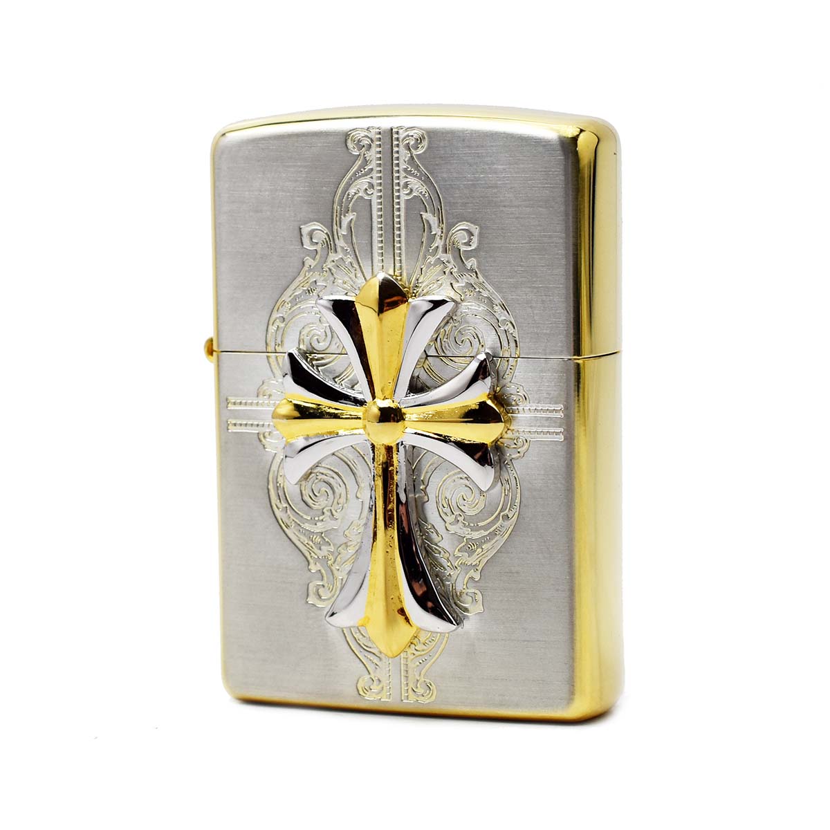 Zippo ジッポライター クロスコンビメタル No.4-