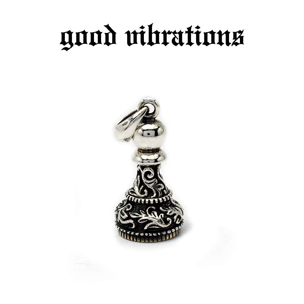 【good vibrations 正規取扱店】【送料無料】シルバーアクセサリー グッドバイブレーションズ チェス 駒 ポーン 兵士 兵隊 ペンダントトップ シルバー 純銀 Silver925 ネックレス
