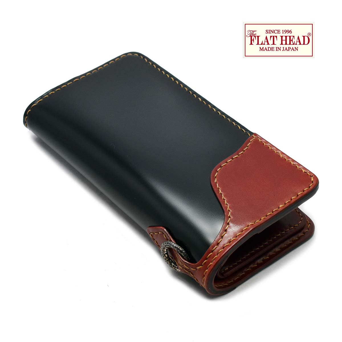 フラットヘッドクロコダイルウォレット - 折り財布