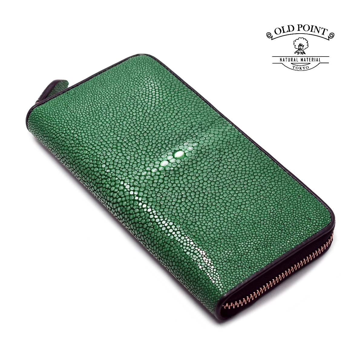 ！さくゆう！梅花皮　ロングウォレット 梅花皮”Round zip Longwallet“Black” | vermilion online