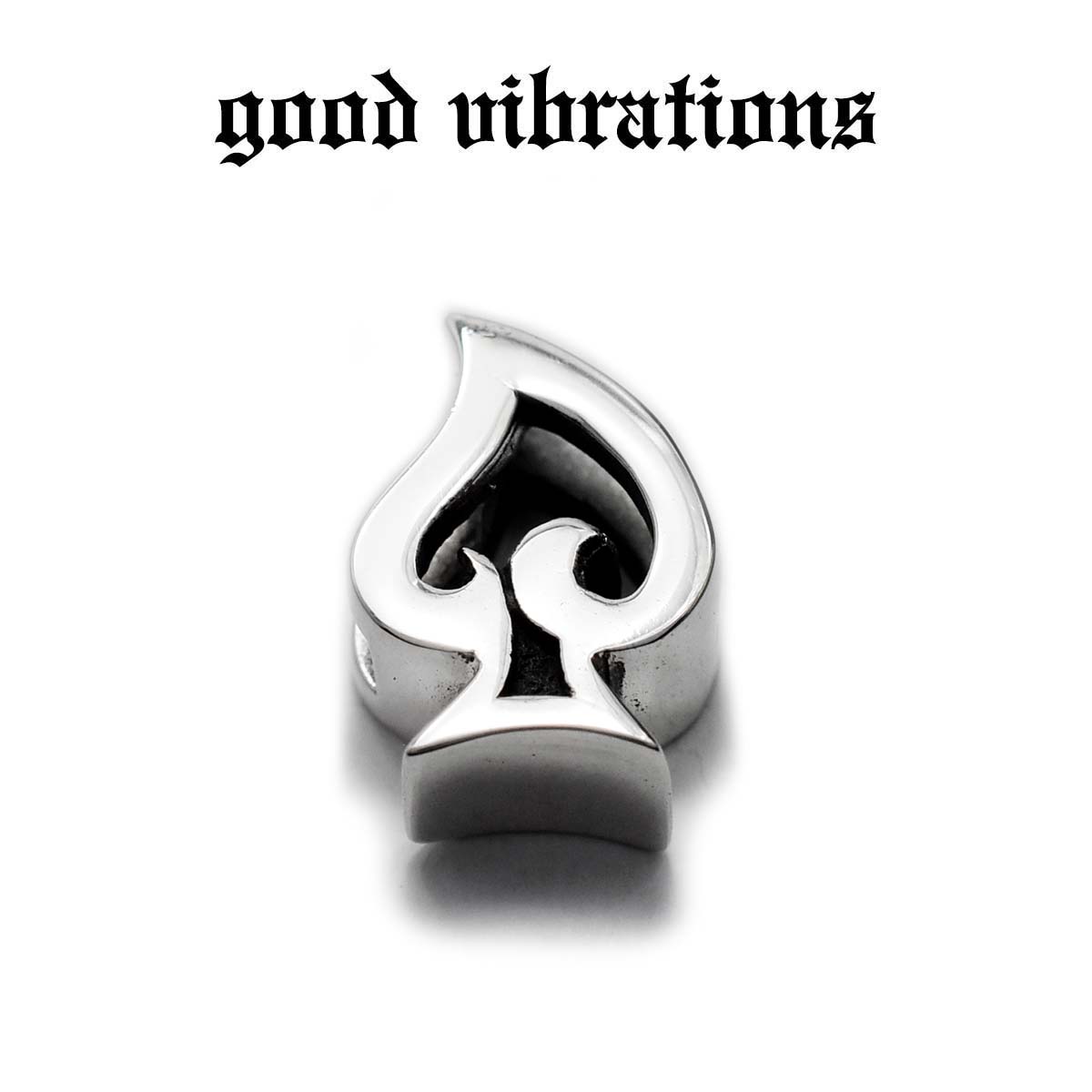 【good vibrations 正規取扱店】【送料無料】シルバーアクセサリー グッドバイブレーションズ トランプ スペード トライバル かわいい レディース メンズ チャーム ペンダントトップ スターリング シルバー 925 5,500円