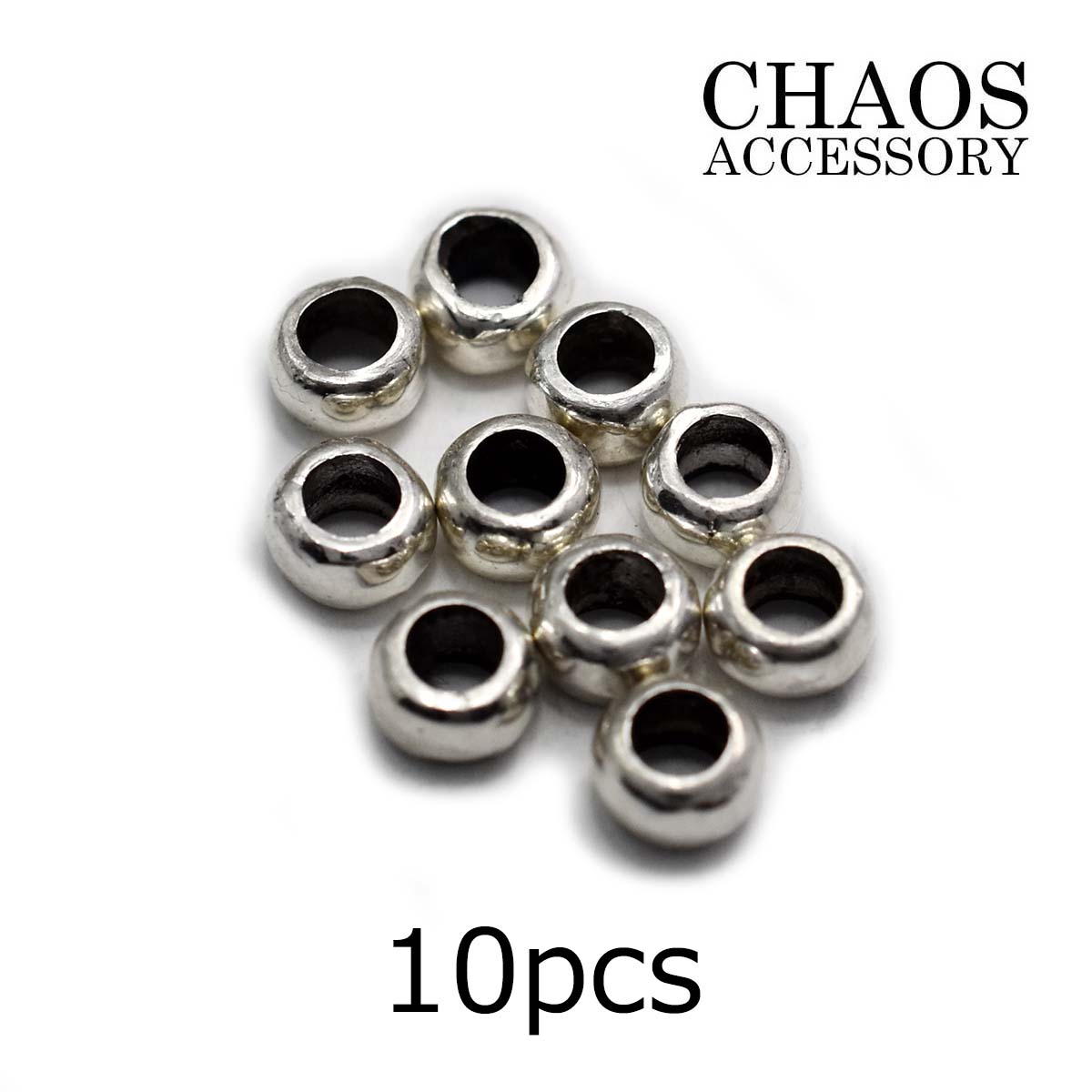 楽天市場】【5×9mm】シルバー カスタムパーツ シルバービーズ 9mm